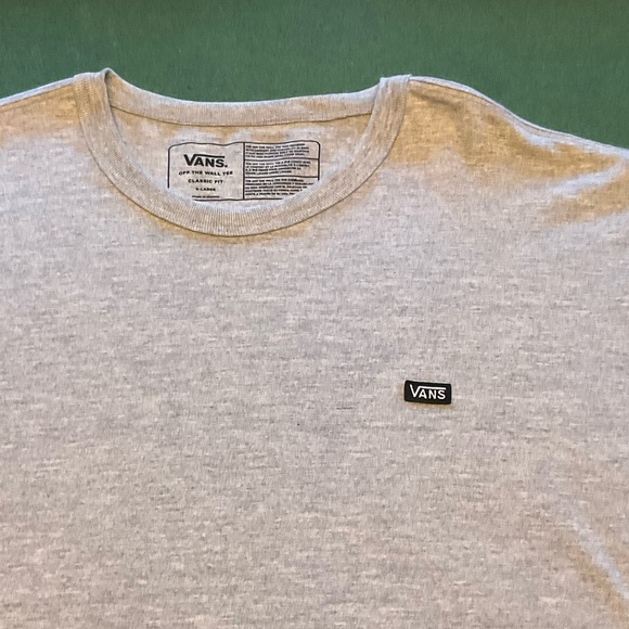 Vans Off The Wall Classic Long Sleeve T-Shirt ATHLETIC HEATHER gray Size X-Large - Picture 4 of 9
